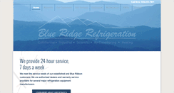 Desktop Screenshot of blueridgerefrigeration.com